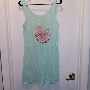 BLUE CANCUN NIGHT GOWN SIZE L NWOT